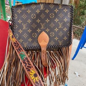 Authentic Vintage Boho Louis Vuitton Crossbody bag